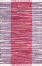 Safavieh Rag Rug RAR122Q Red and Grey