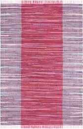 Safavieh Rag Rug RAR122Q Red and Grey