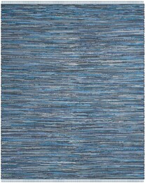 Safavieh Rag Rug RAR127B Blue and Multi