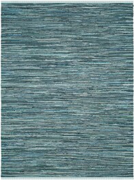 Safavieh Rag Rug RAR127C Turquoise and Multi