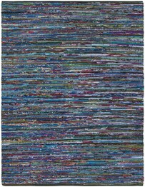 Safavieh Rag Rug RAR250K Turquoise and Black