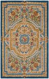 Safavieh Savonnerie SAV118M Blue and Ivory