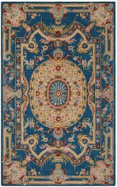 Safavieh Savonnerie SAV120M Blue and Ivory