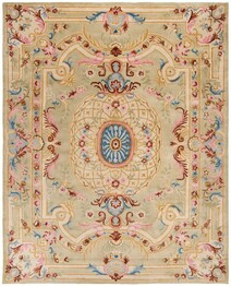 Safavieh Savonnerie SAV120W Sage and Blue