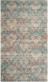 Safavieh Saffron SFN570A Coral and Aqua