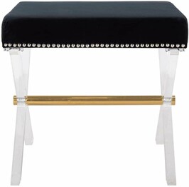 JEZEBEL ACRYLIC X-OTTOMAN