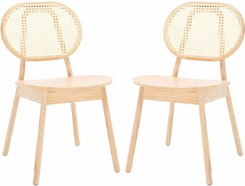 KRISTIANNA RATTAN BACK DINING CHAIR