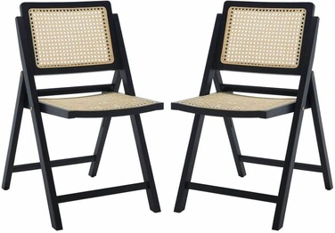 DESIREE CANE FOLDING DINING CH