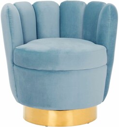 ARROW SWIVEL VELVET CHAIR