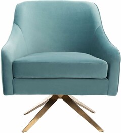 LEYLA SWIVEL VELVET CHAIR