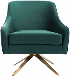 LEYLA SWIVEL VELVET CHAIR