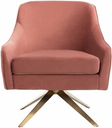 LEYLA SWIVEL VELVET CHAIR