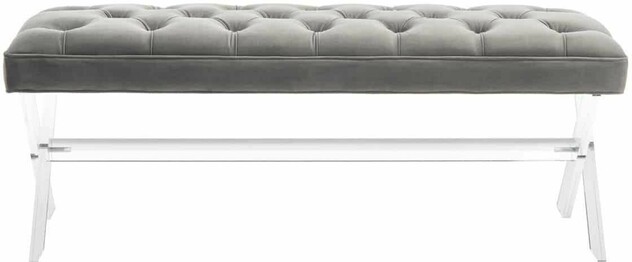 TOURMALINE TUFTED ACRYLIC BENC