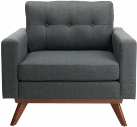 GNEISS MODERN LINEN ARM CHAIR