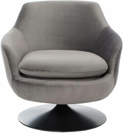 CITRINE VELVET SWIVEL CHAIR