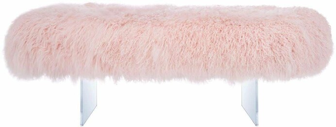 LILLIANA SHEEPSKIN BENCH