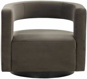 EDGAR VELVET  SWIVEL CHAIR