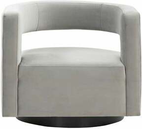 EDGAR VELVET  SWIVEL CHAIR