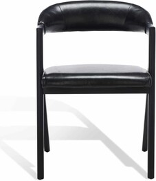 SHERISSE VEGAN LEATHER DINING CHAIR