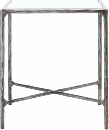 JESSA METAL SQUARE END TABLE