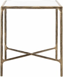JESSA METAL SQUARE END TABLE