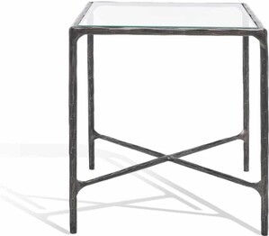 JESSA METAL SQUARE END TABLE