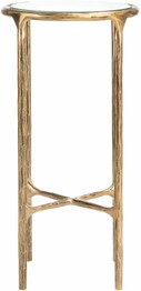 JESSA METAL TALL RD END TABLE