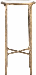 JESSA METAL TALL RD END TABLE