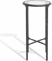 JESSA METAL TALL RD END TABLE
