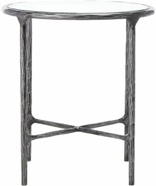 JESSA METAL ROUND END TABLE