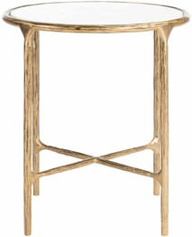 JESSA METAL ROUND END TABLE