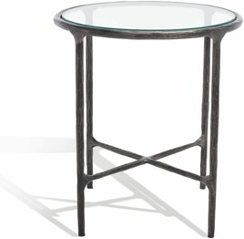 JESSA METAL ROUND END TABLE