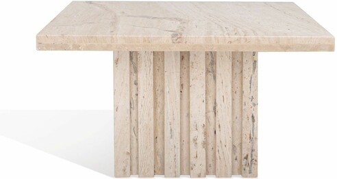 OLIVIA SQUARE MARBLE ACCENT TABLE