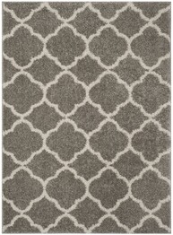 Safavieh New York Shag SG168C Grey and Ivory