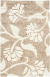 Safavieh Florida Shag SG459-1311 Beige and Cream