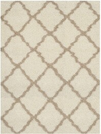 Safavieh Dallas Shag SGD257B Ivory and Beige