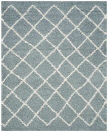 Safavieh Dallas Shag SGD258C Seafoam and Ivory