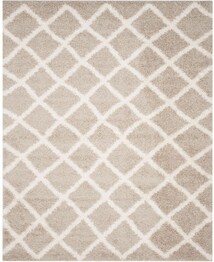 Safavieh Dallas Shag SGD258D Beige and Ivory