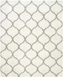 Safavieh Hudson Shag SGH280A Ivory and Grey
