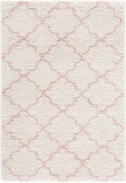Safavieh Hudson Shag SGH282P Ivory and Pink