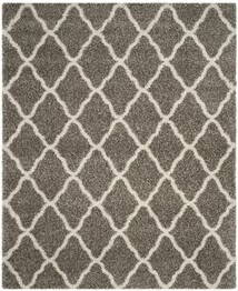 Safavieh Hudson Shag SGH283B Grey and Ivory