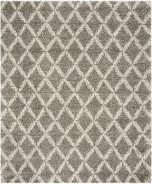 Safavieh Hudson Shag SGH333B Grey and Ivory