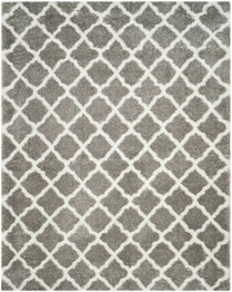 Safavieh Indie Shag SGI322B Grey and Ivory