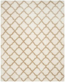 Safavieh Indie Shag SGI322K Ivory and Light Beige