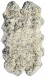 Safavieh Sheep Skin SHS121E Ivory and Smoke Grey