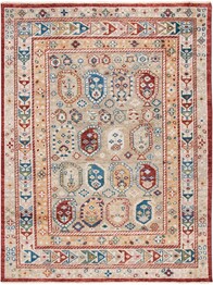 Safavieh Samarkand SRK103B Beige and Red