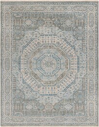 Safavieh Samarkand SRK167L Light Blue and Ivory