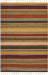 Safavieh Striped Kilim STK315A Gold