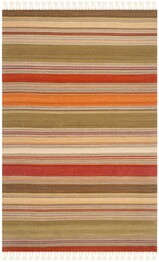 Safavieh Striped Kilim STK317A Green