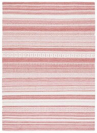 Safavieh Striped Kilim STK430U Pink and Ivory